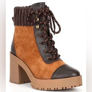 Chelsea & Violet Leather and Suede Boots